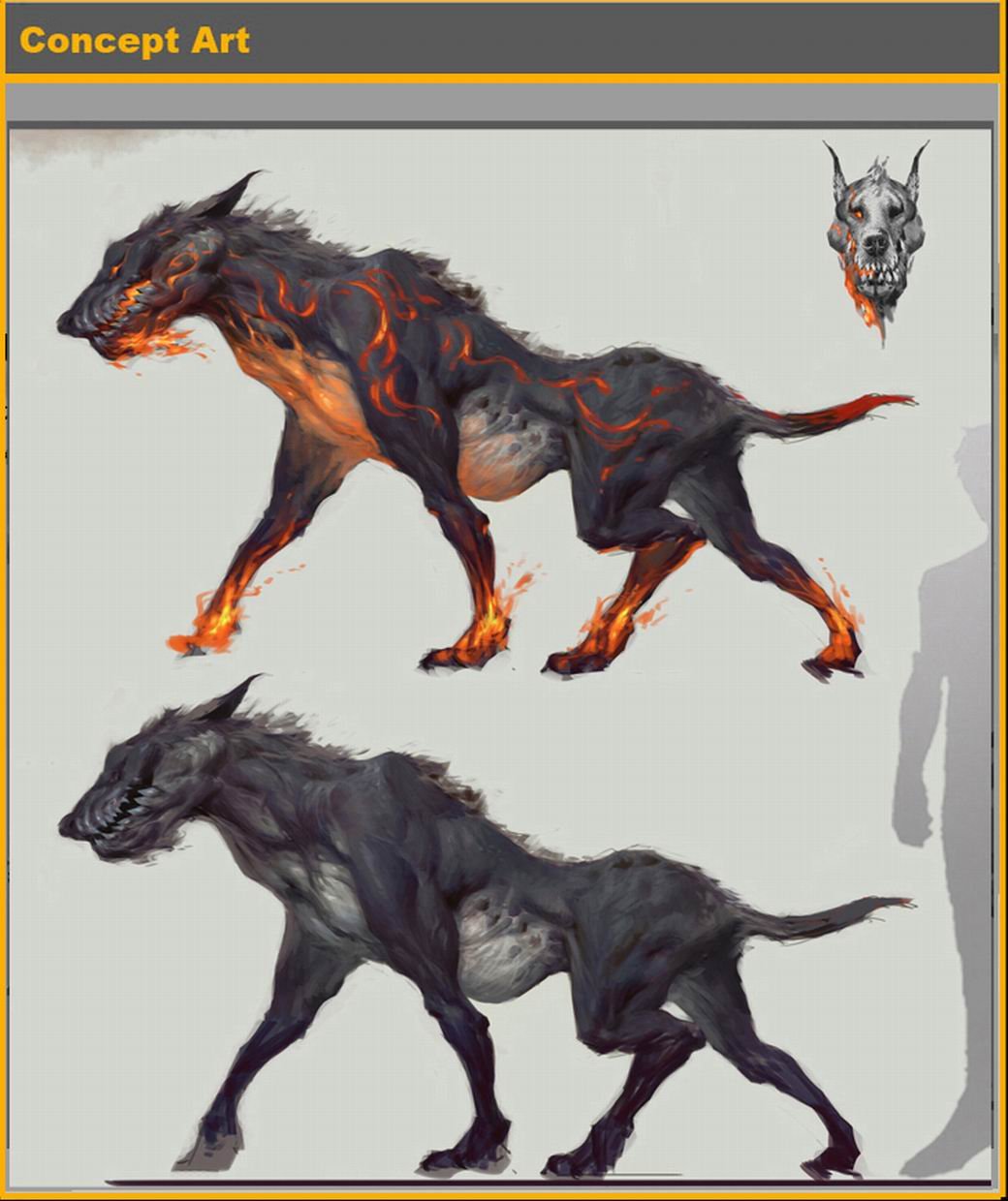 Karakterler. low poly 3d monster - hellhound 3D Modeller. 