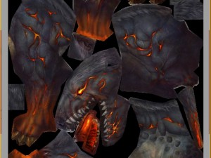 low poly 3d monster - hellhound 3D Model