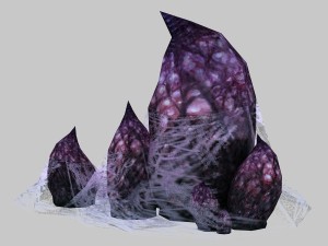 low poly 3d monster - poisonous spider egg 3D Model