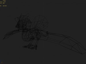 low poly 3d monster - dororo Modelo 3D