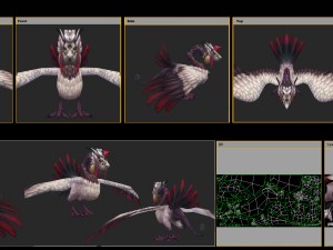 low poly 3d monster - dororo Modelo 3D