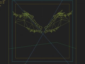 low poly 3d monster - devil wings 3D 모델
