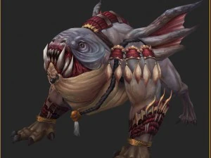 low poly 3d monster - fertilizer 3D Model