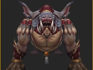 low poly 3d monster - fertilizer 3D Model