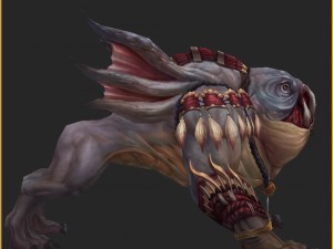 low poly 3d monster - fertilizer 3D Model
