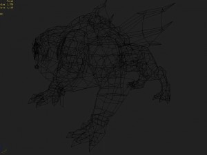 low poly 3d monster - fertilizer 3D Model