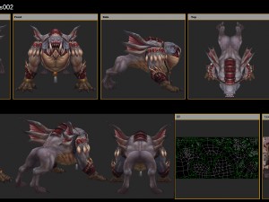 low poly 3d monster - fertilizer 3D Model