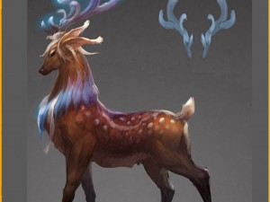 low poly 3d monster - deer caught on Modelo 3D
