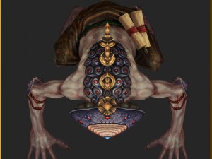 low poly 3d monster - the walker 3Dモデル