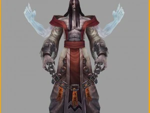 low poly 3d monster - voldemort 3D Model