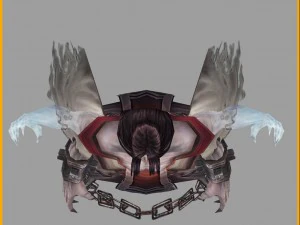 low poly 3d monster - voldemort 3D Model