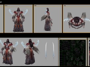 low poly 3d monster - voldemort Modelo 3D