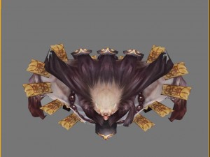 low poly 3d monster - floatation 3D Model