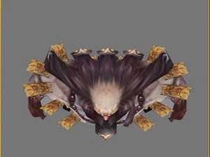 low poly 3d monster - floatation 3D Model
