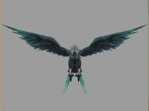 low poly 3d monster - heartbreaker 3D Model