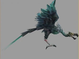 low poly 3d monster - heartbreaker 3D Model