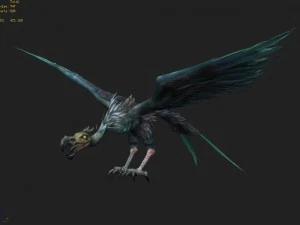 low poly 3d monster - heartbreaker 3D Model