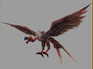 low poly 3d monster - heartbreaker 02 3D Model