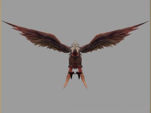 low poly 3d monster - heartbreaker 02 3D Model