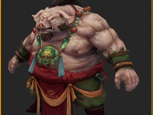 monstro 3d de baixo poli - grande 03 Modelo 3D