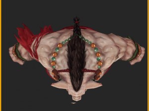 low poly 3d monster - grand 03 Modello 3D
