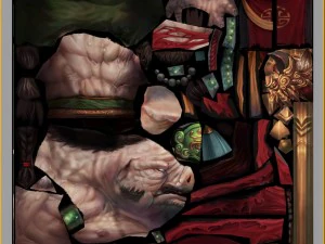 monstro 3d de baixo poli - grande 03 Modelo 3D