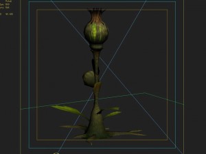 low poly 3d monster - attack - plant 3Dモデル