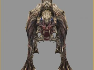 low poly 3d monster - bones 3D Model