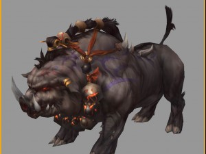 low poly 3d monster - butler gaocai 03 3D 모델