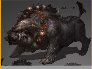 low poly 3d monster - butler gaocai 03 3D 모델