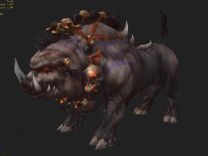 low poly 3d monster - butler gaocai 03 3D 모델