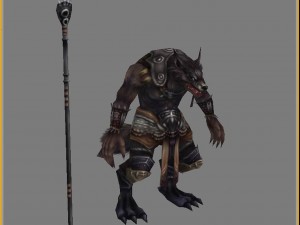 low poly 3d monster - irrigation 3D Model