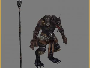 low poly 3d monster - irrigation 3D Model