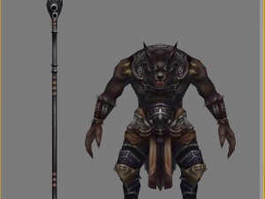 low poly 3d monster - irrigation 3D Model