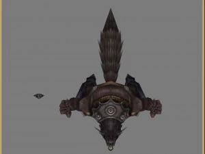 low poly 3d monster - irrigation 3D Model