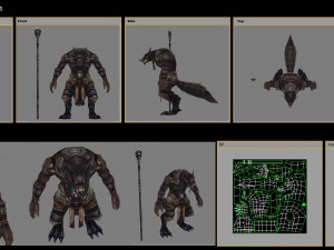 low poly 3d monster - irrigation 3D Model