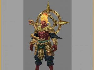 low poly 3d monster - eyesight 3D Model