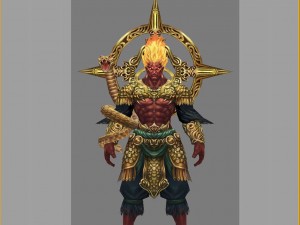 low poly 3d monster - eyesight Modello 3D