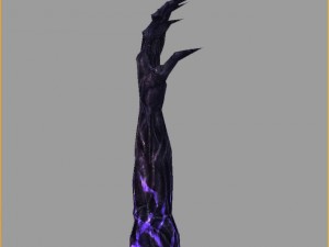 low poly 3d monster - ghostly hand 3D Модель