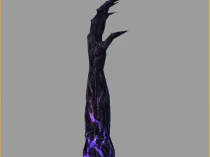 low poly 3d monster - ghostly hand 3D Model