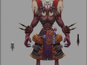 low poly 3d monster - ghosts 3D 模型