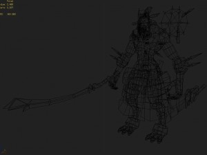low poly 3d monster - ghosts 3D 模型