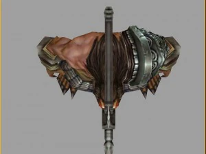 low poly 3d monster - ghost death 3D Model