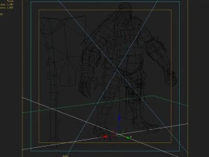 low poly 3d monster - executioner 3D Model