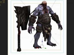 low poly 3d monster - executioner 3D Model