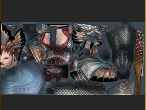 low poly 3d monster - squid trainer 3D 模型