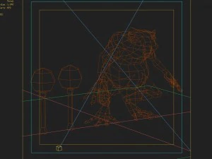 low poly 3d monster - toad jing 3D Model