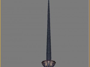 low poly 3d monster - blackwind serpent Modelo 3D