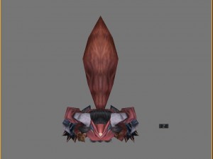 low poly 3d monster - lady of the fox 3D Модель