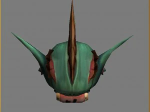 low poly 3d monster - flower fairy 02 3D Model